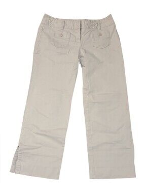 Ann Taylor Loft Marisa Wide-Leg Pants in Light Beige Womens Size 6